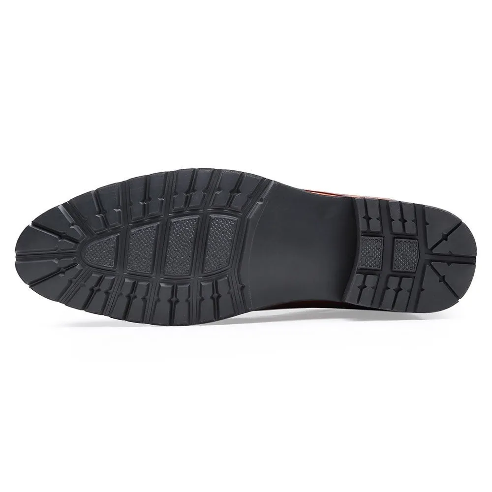 12 CM / 4.72 Inches Taller - CMR CHAMARIPA Elevator Dress Shoes For Men Heel Lift Shoes