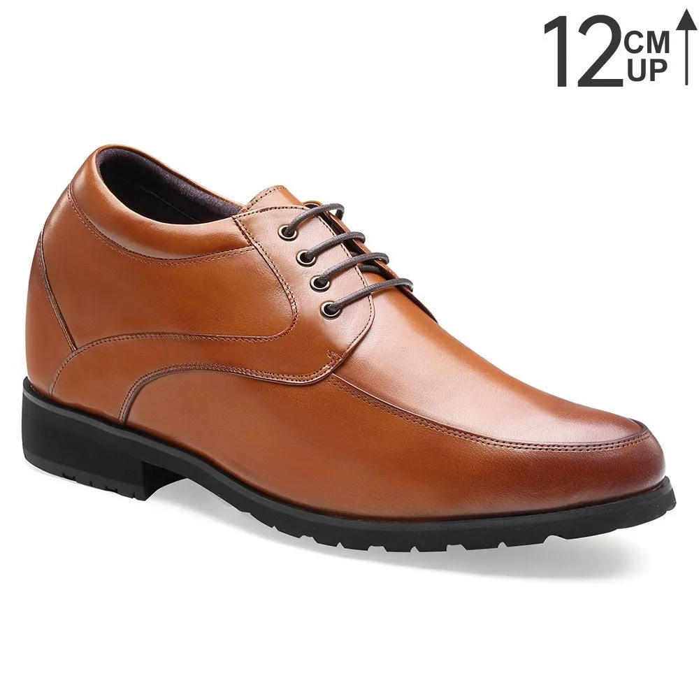 12 CM / 4.72 Inches Taller - CMR CHAMARIPA Elevator Dress Shoes For Men Heel Lift Shoes