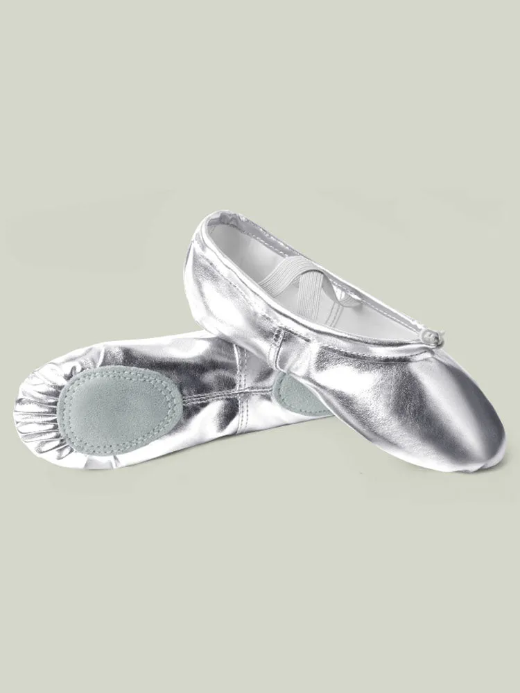 Ballet Dance Shoes Soft Sole Training PU Leather Cat Claw Shoes
