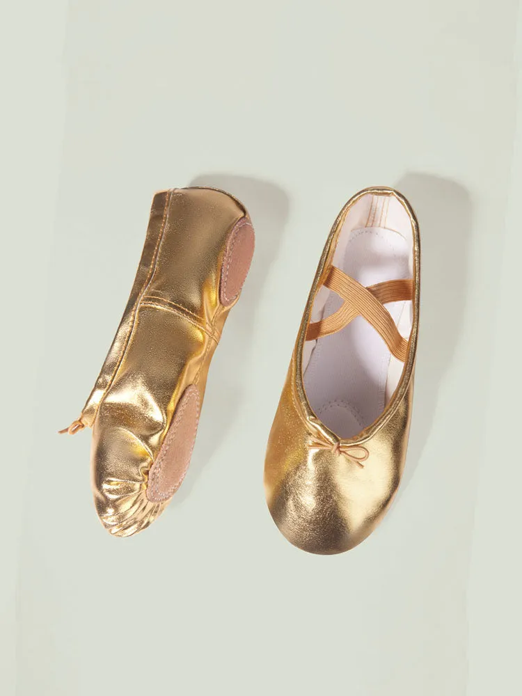 Ballet Dance Shoes Soft Sole Training PU Leather Cat Claw Shoes