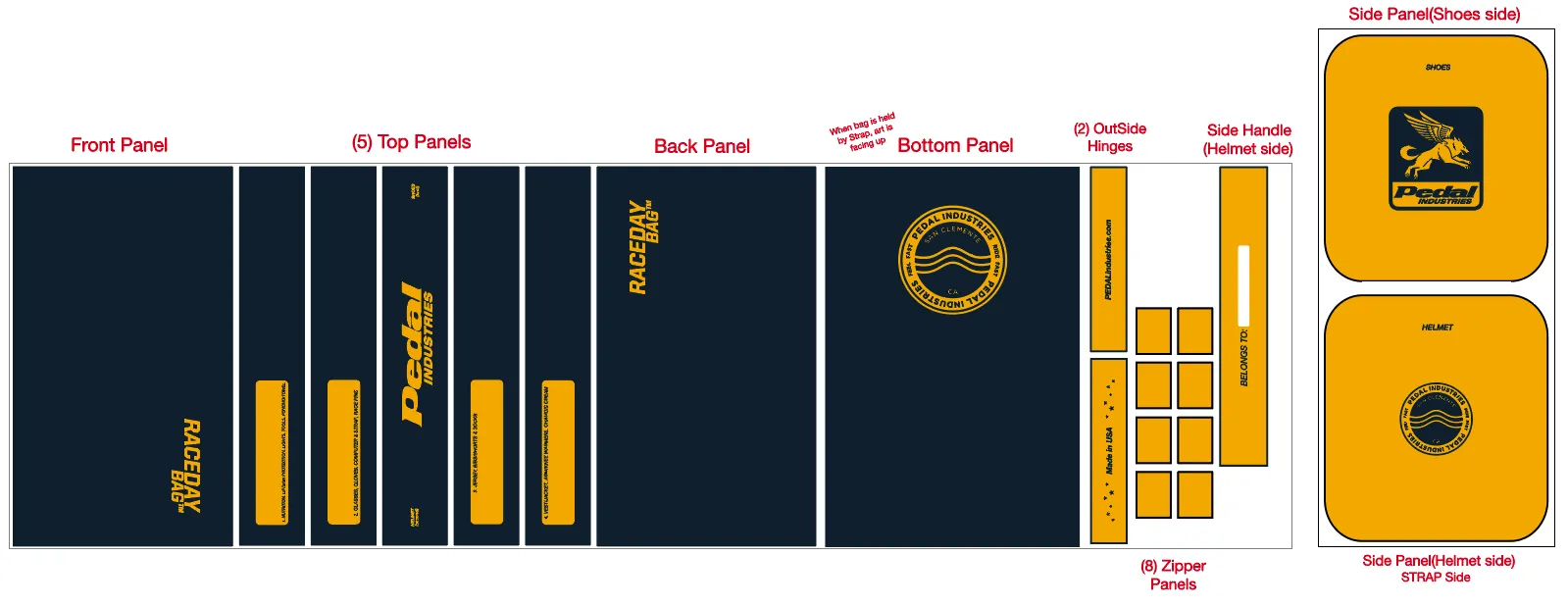 BASIC MARINE YELLOW RACEDAY BAG™