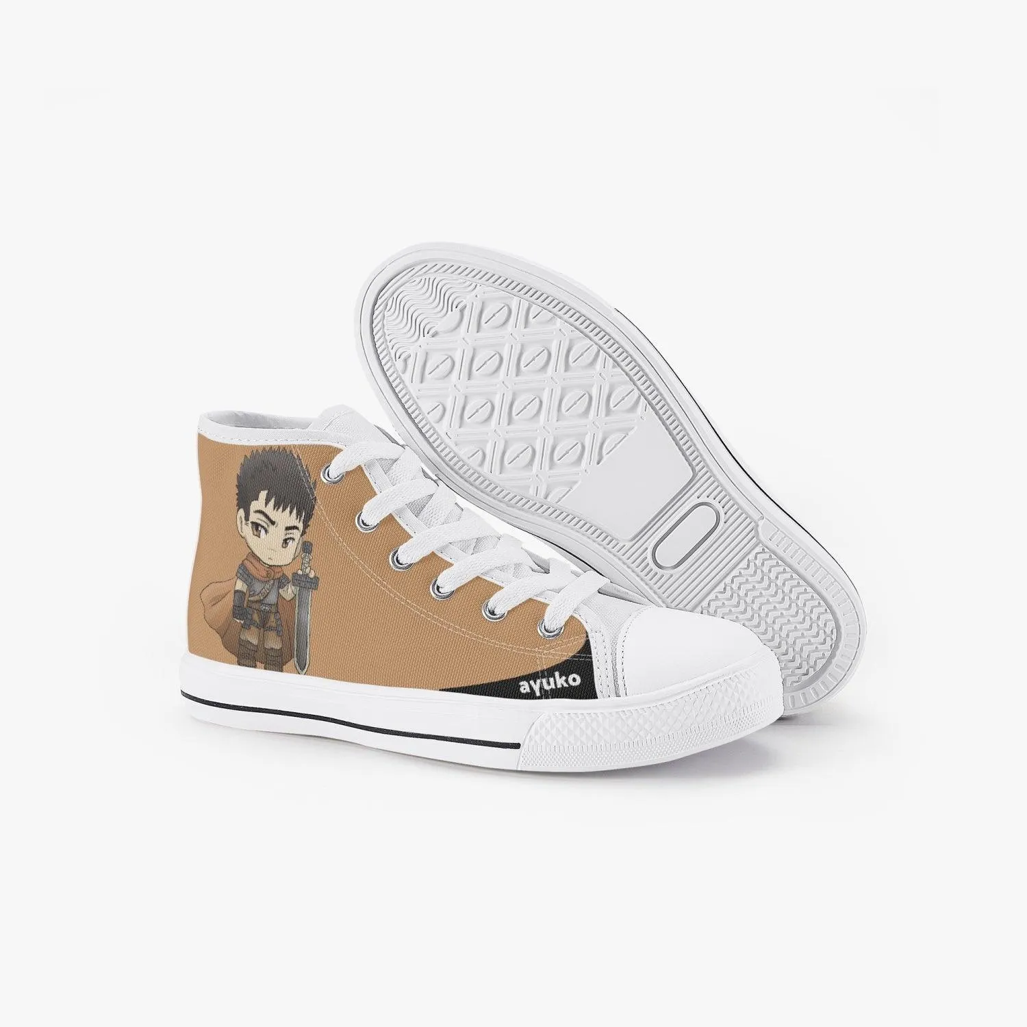 Berserk Guts Kids A-Star High Anime Shoes