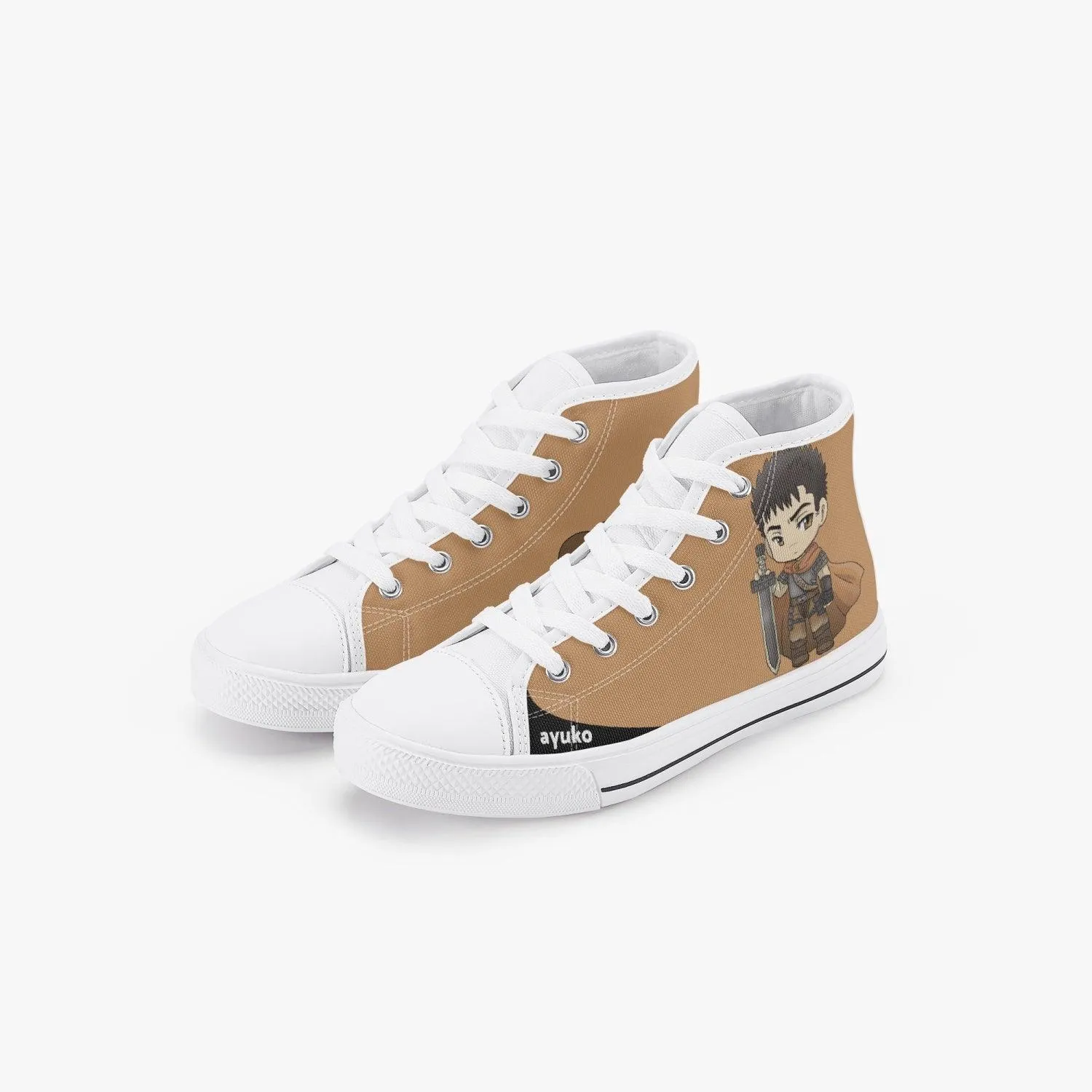 Berserk Guts Kids A-Star High Anime Shoes