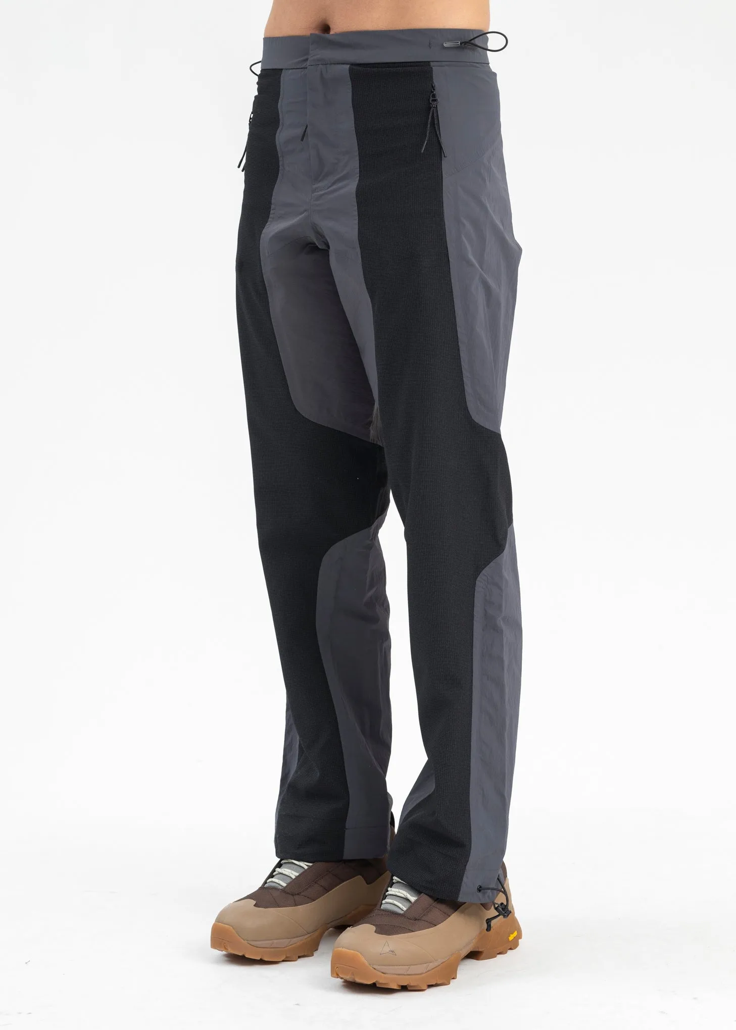 Black Notch Track Pants