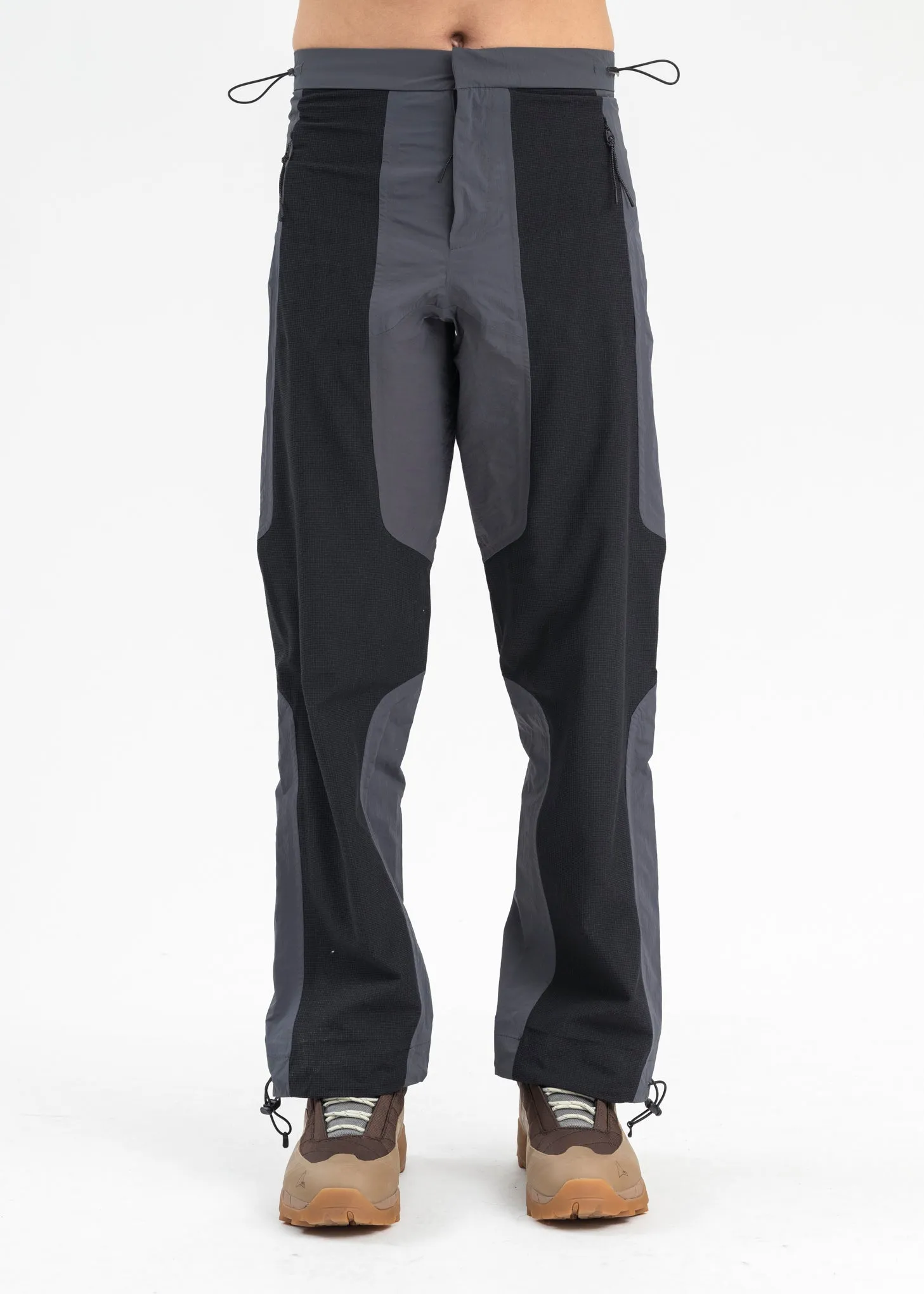 Black Notch Track Pants