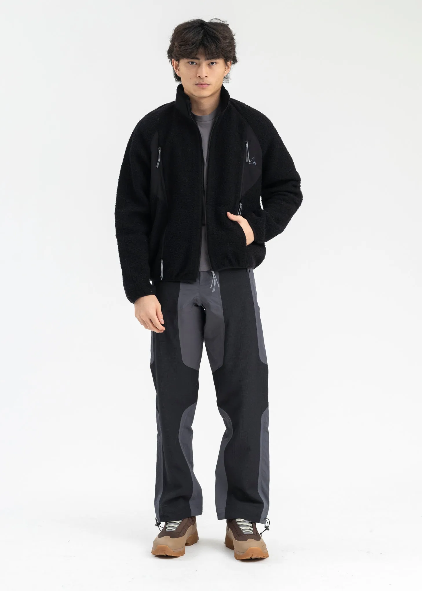 Black Notch Track Pants