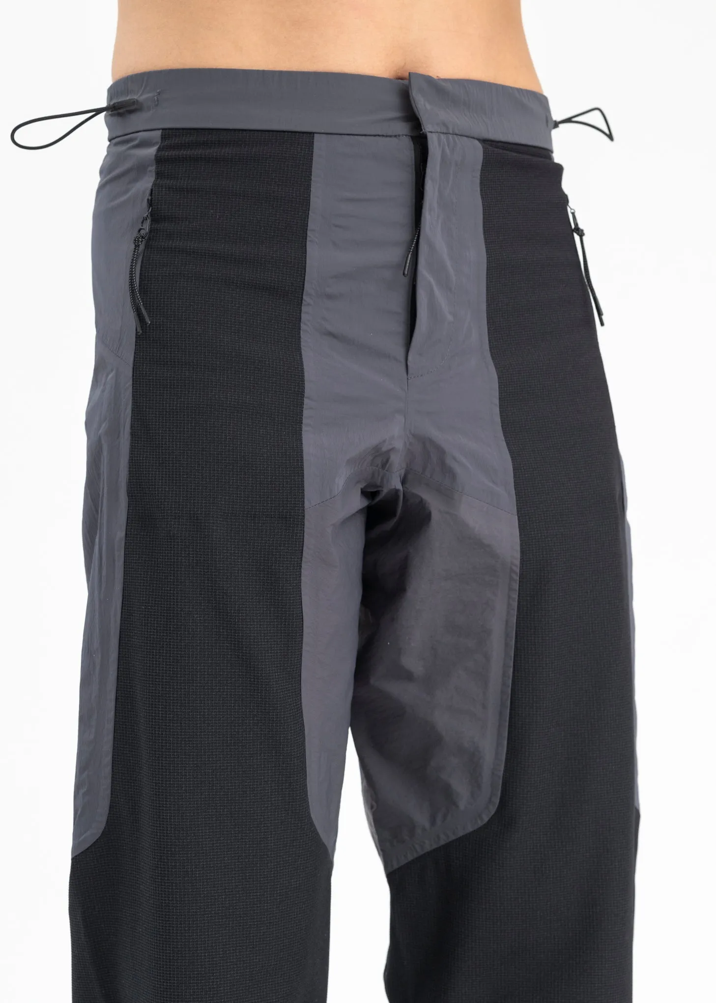 Black Notch Track Pants
