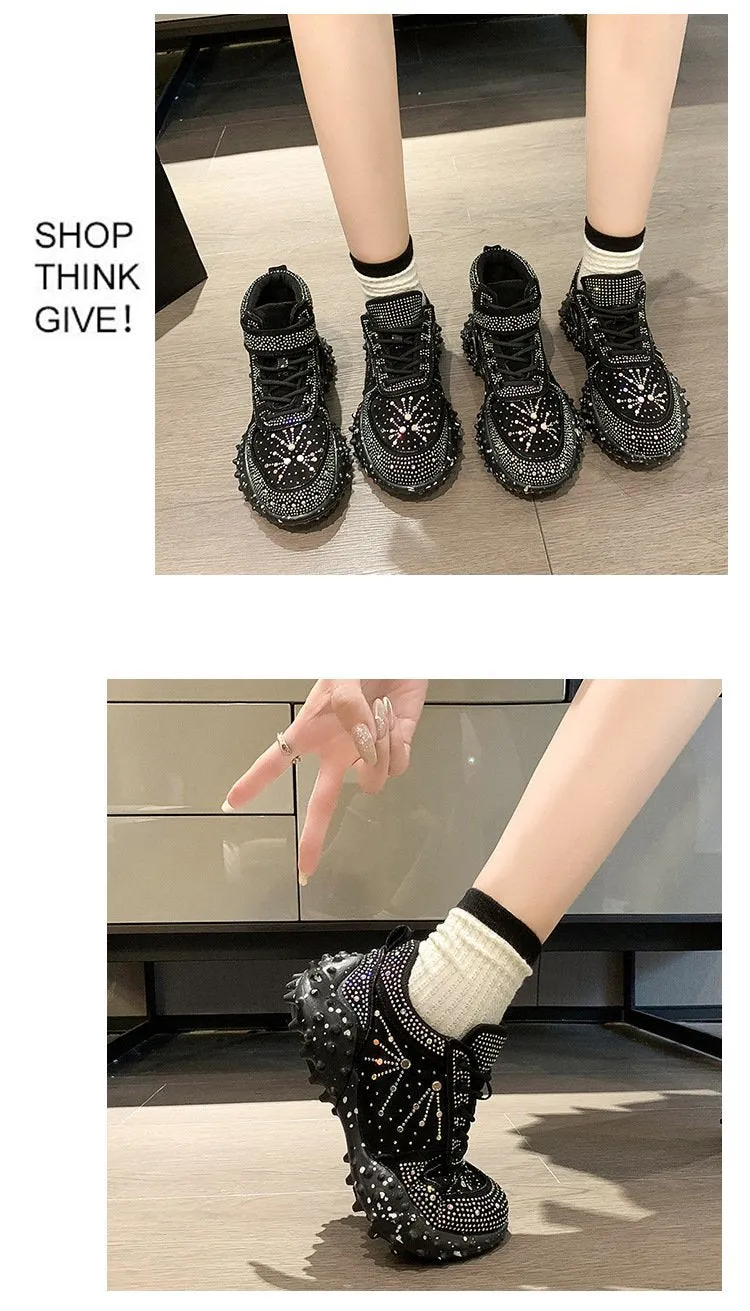 Bling Rhinestones Casual Sneakers