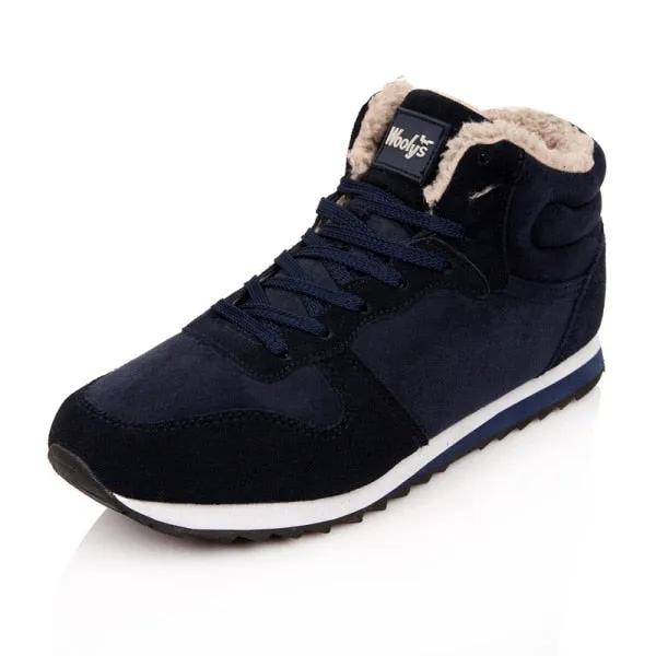 Boots Men Fashion Fur Flock REETENE