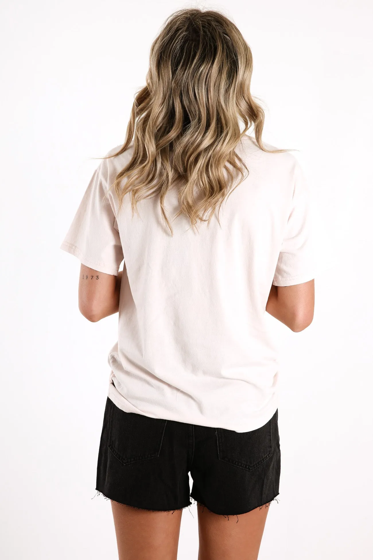Caged Tie Tee Pink