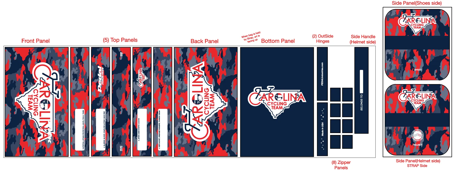 Carolina Cycling Team 2022 RACEDAY BAG™