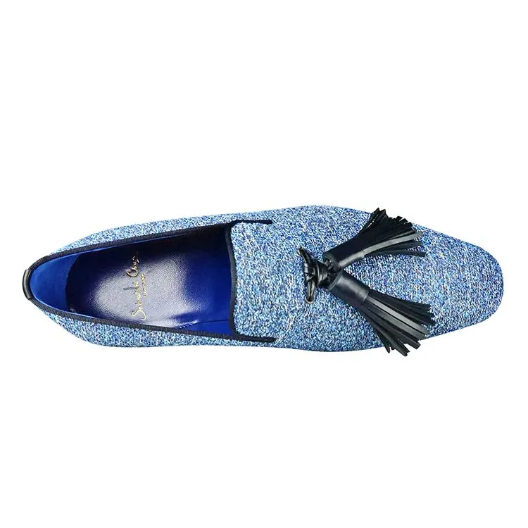 Cerulean Spazzola Tassel Loafer