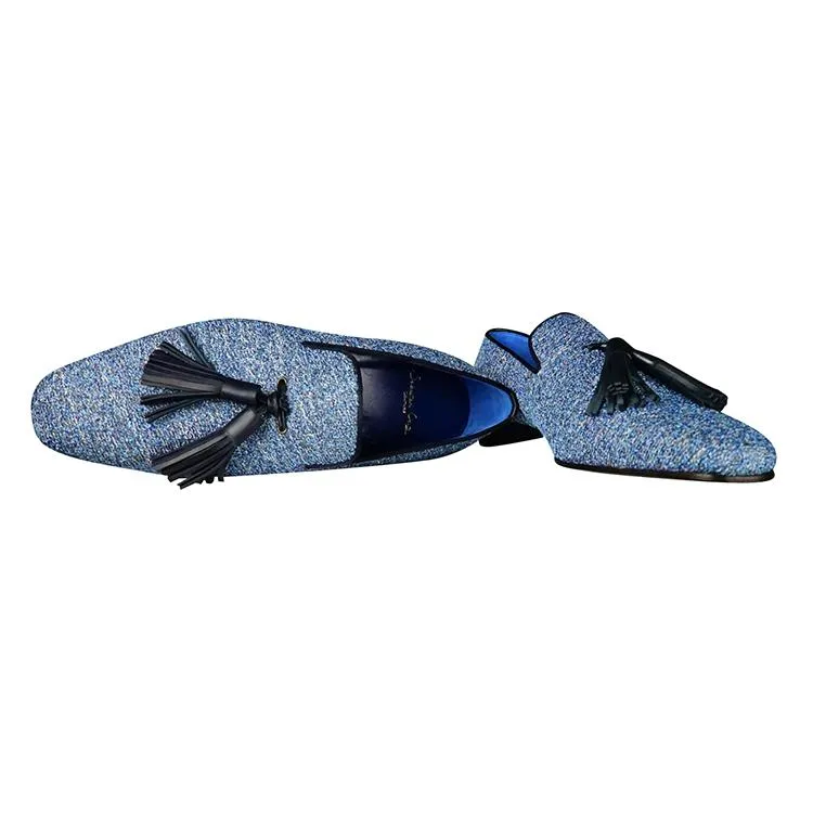 Cerulean Spazzola Tassel Loafer