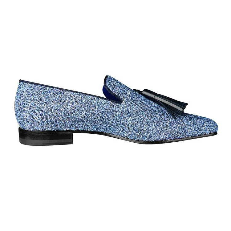 Cerulean Spazzola Tassel Loafer