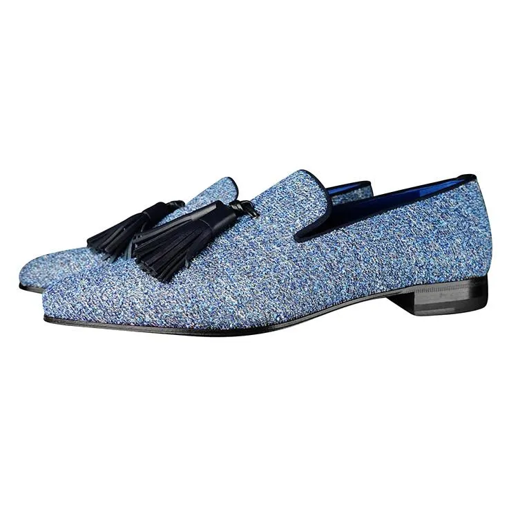 Cerulean Spazzola Tassel Loafer
