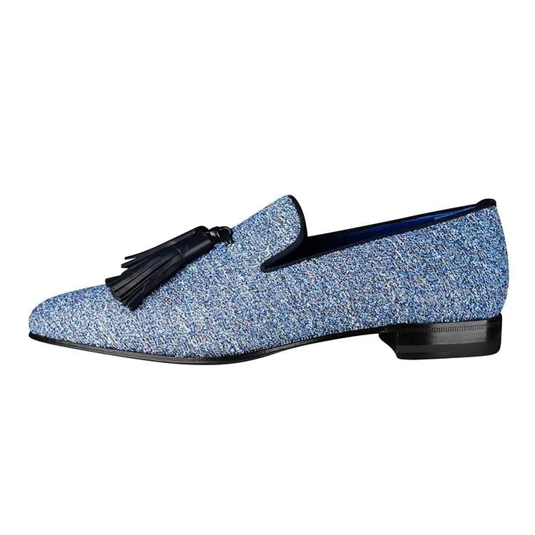 Cerulean Spazzola Tassel Loafer