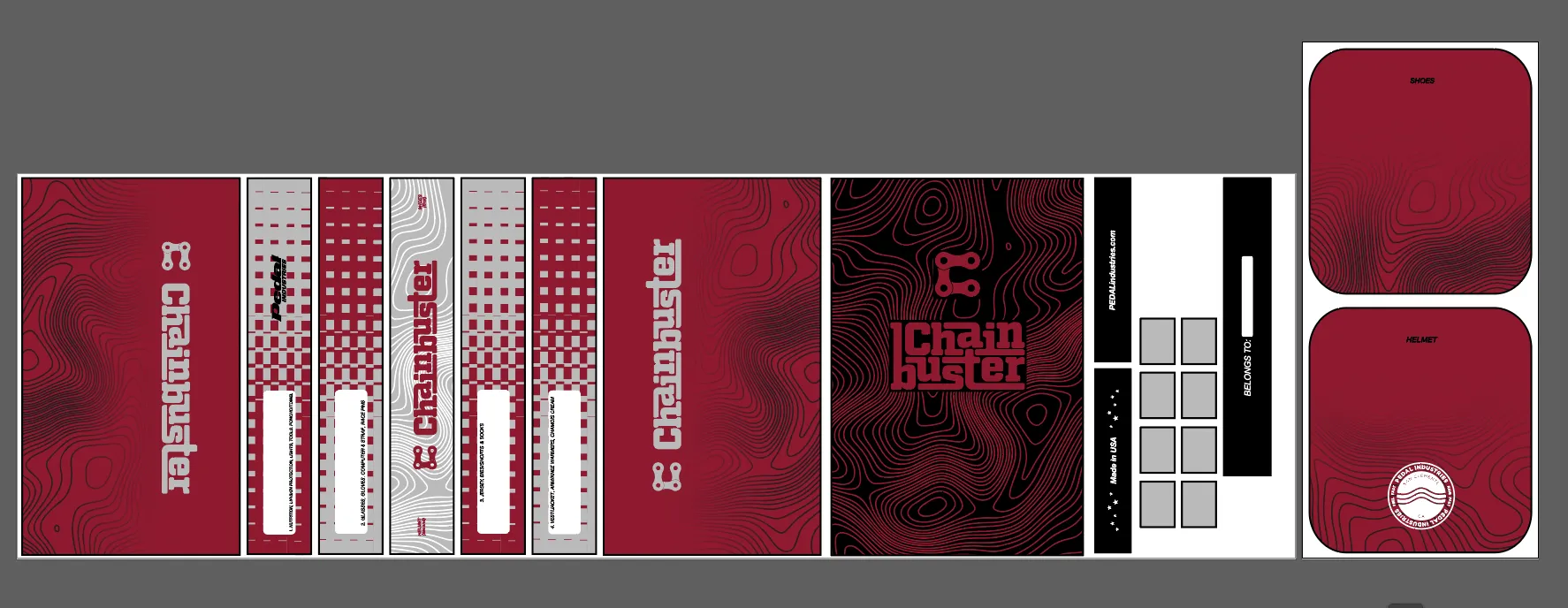 Chainbuster 2021 RACEDAY BAG™ Red Merch