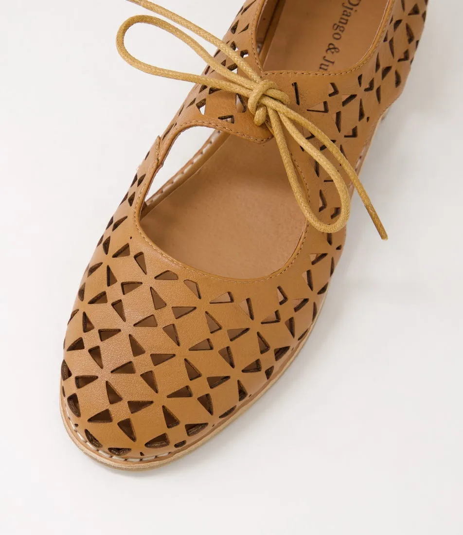 Django & Juliette - Shoes - Amrita - Tan / Leather