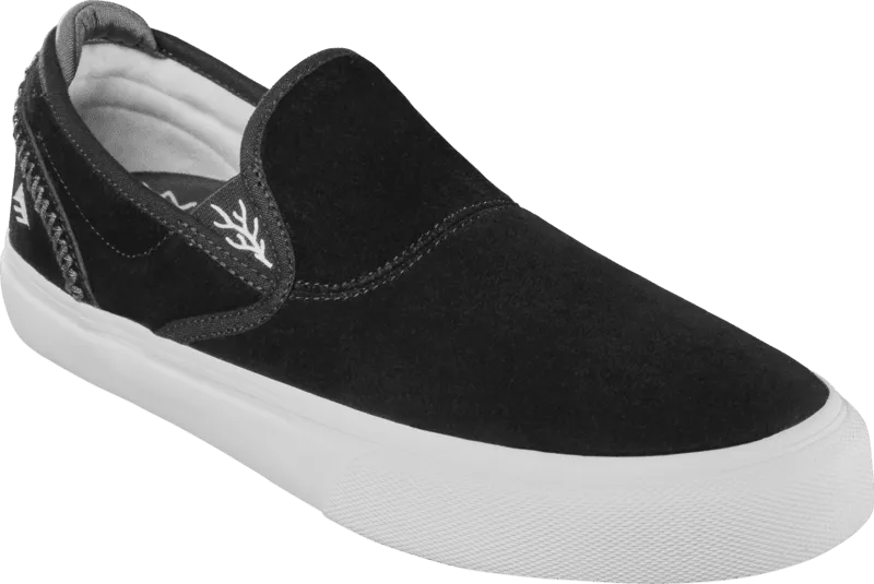 EMERICA Wino G6 Slip On Shoes Black/White/White