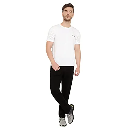 ENDEAVOUR WEAR Men's Regular Fit Track Pant (EWTS_CTNBLACKTRACK_M_Black_M)