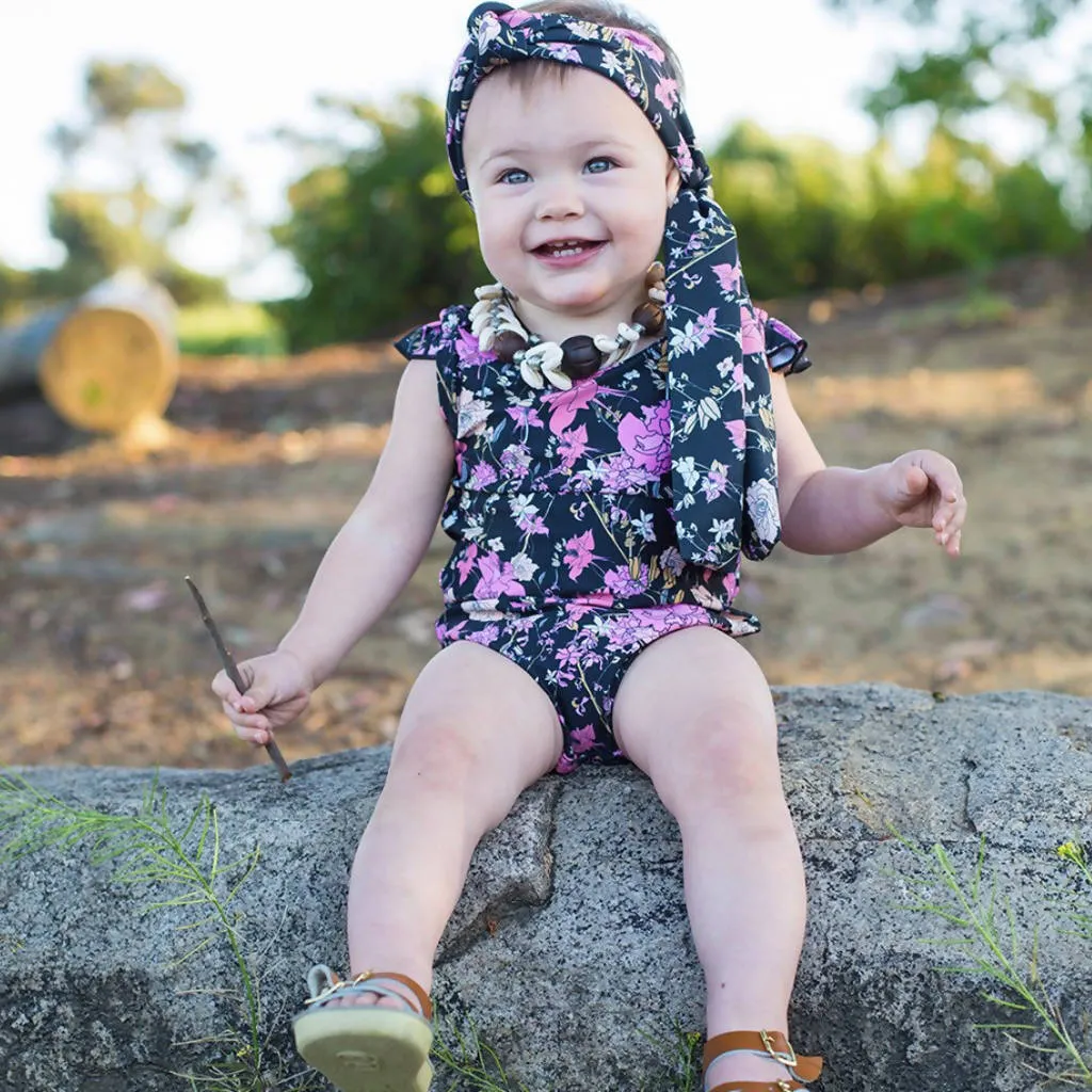 Flower Gypsy Onesie - 6/12M