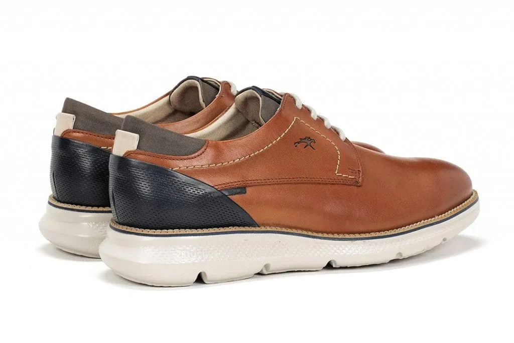 Fluchos Men's William Lace Up Shoes- Habana Cuero