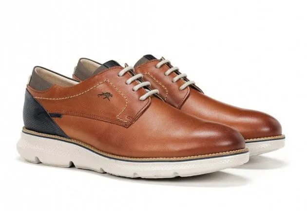 Fluchos Men's William Lace Up Shoes- Habana Cuero