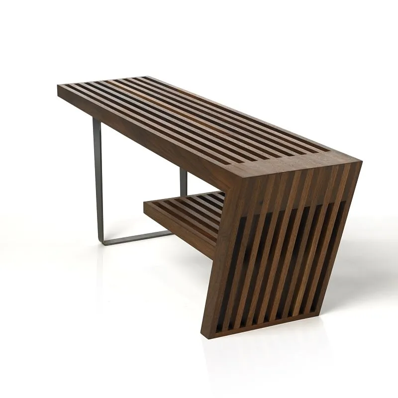 Freeman bench - walnut