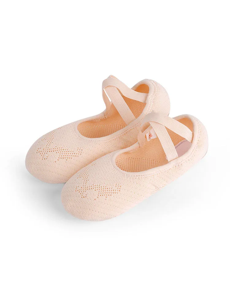 Frenulum-free Cat Claw Ballet Shoes Flying Woven Soft Sole Training Shoes