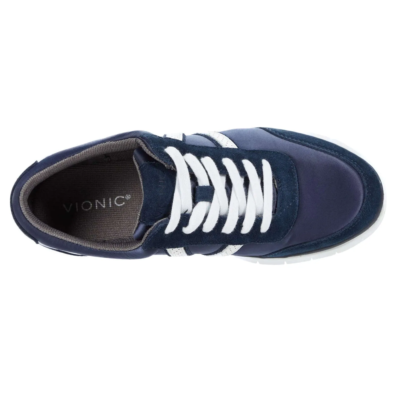 Fresh Nana Satin Leather Textile Women's Low Top Trainers