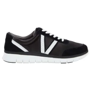 Fresh Nana Satin Leather Textile Women's Low Top Trainers