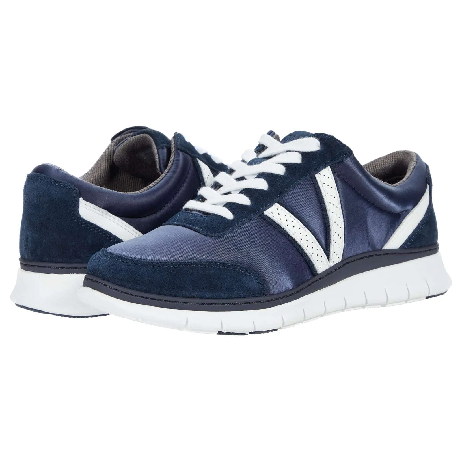 Fresh Nana Satin Leather Textile Women's Low Top Trainers