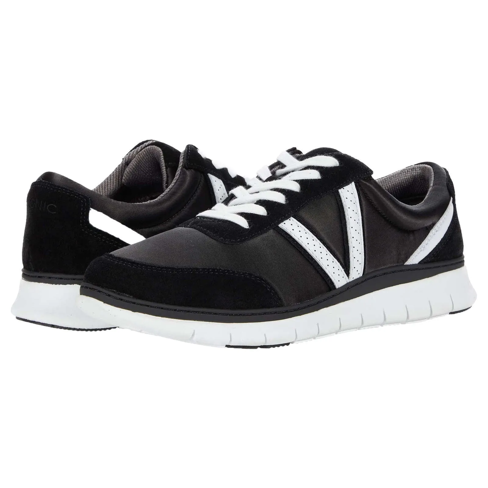 Fresh Nana Satin Leather Textile Women's Low Top Trainers
