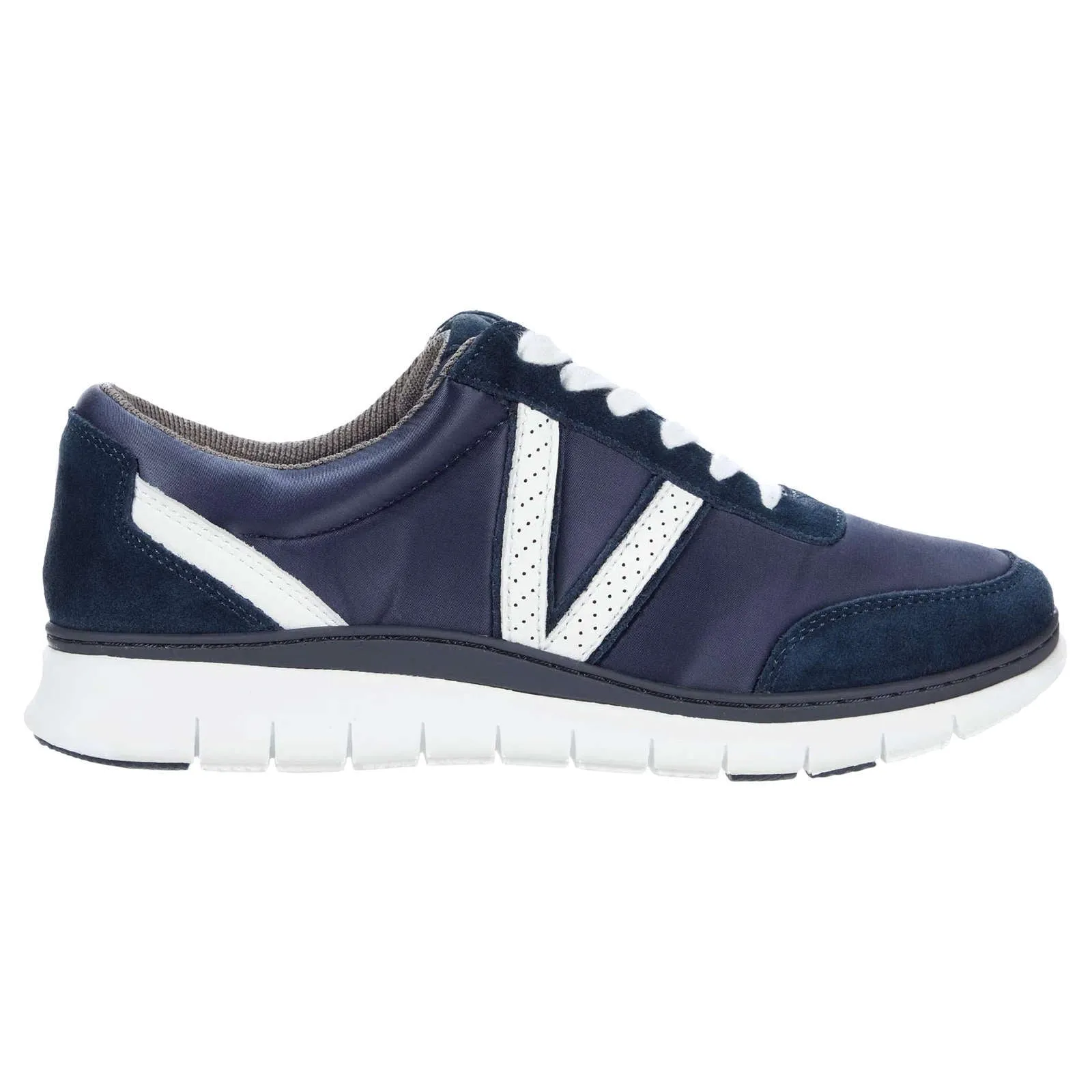Fresh Nana Satin Leather Textile Women's Low Top Trainers