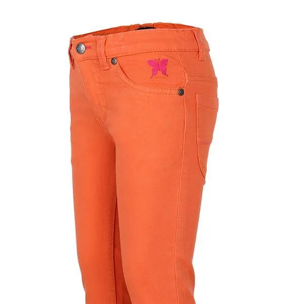 GIRLS WOVEN TROUSER - ORANGE