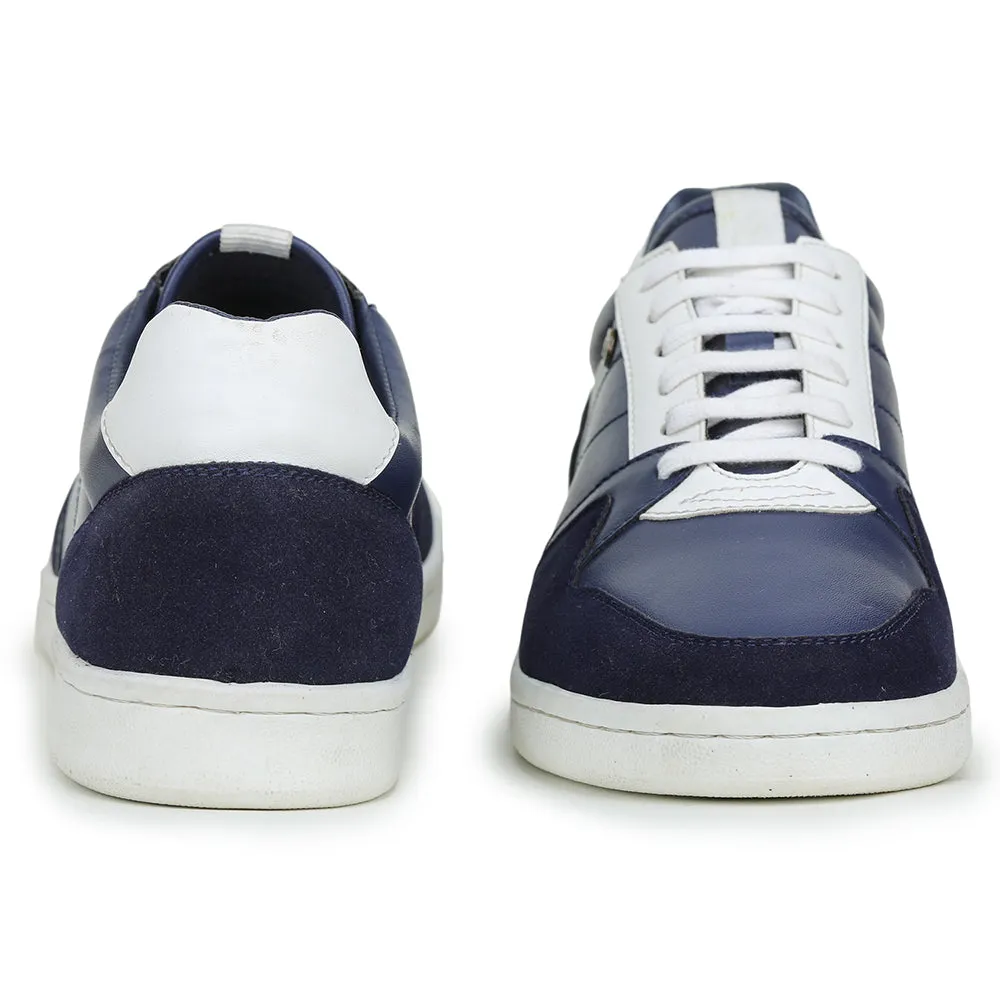 Healers Casual Blue Lace-Up Sneakers For Men SYN-65 By Liberty