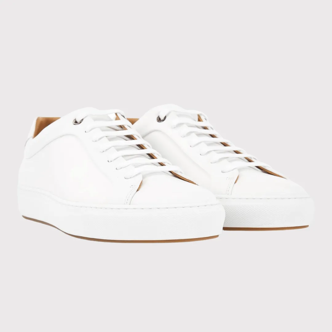 Hugo Boss Mirage Tenn Mens Trainers in White Leather