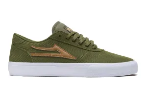 Lakai Manchester Skate Shoes - Olive/Cord