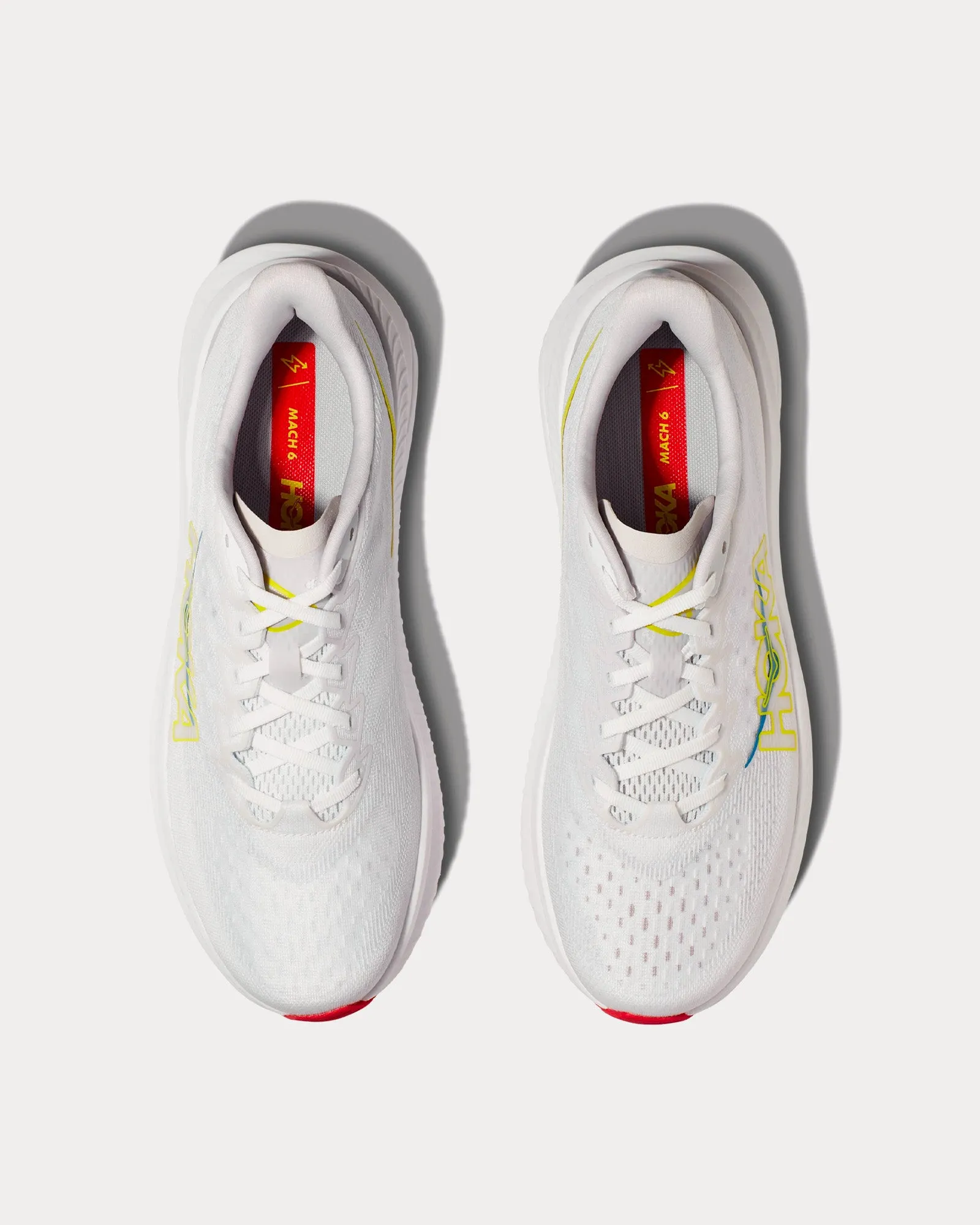 Mach 6 White / Nimbus Cloud Running Shoes