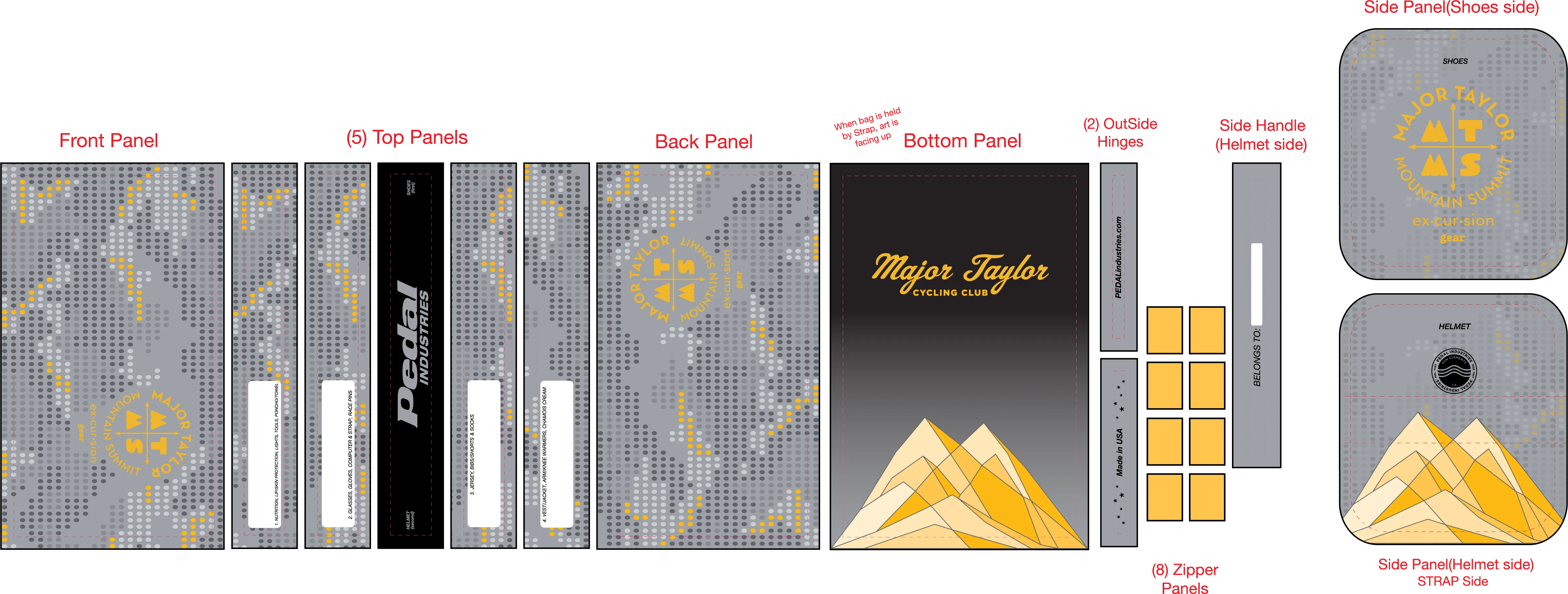 Major Taylor Mountain Summit RACEDAY BAG™