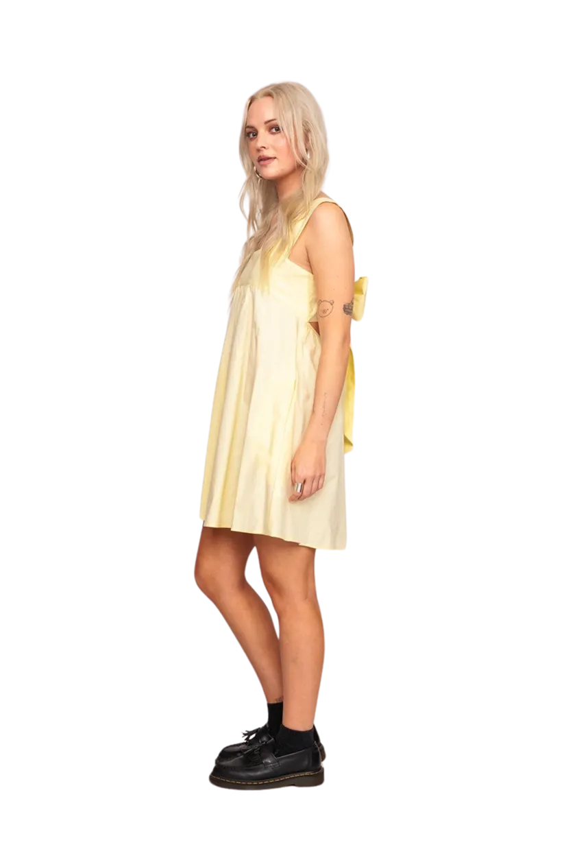 Margie Tie Mini Dress Butter