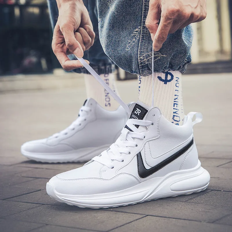 Men's Microfiber Leather Casual Sneakers