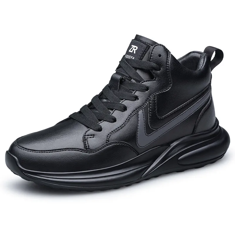 Men's Microfiber Leather Casual Sneakers