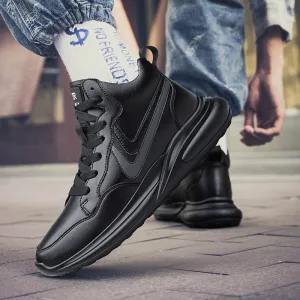 Men's Microfiber Leather Casual Sneakers