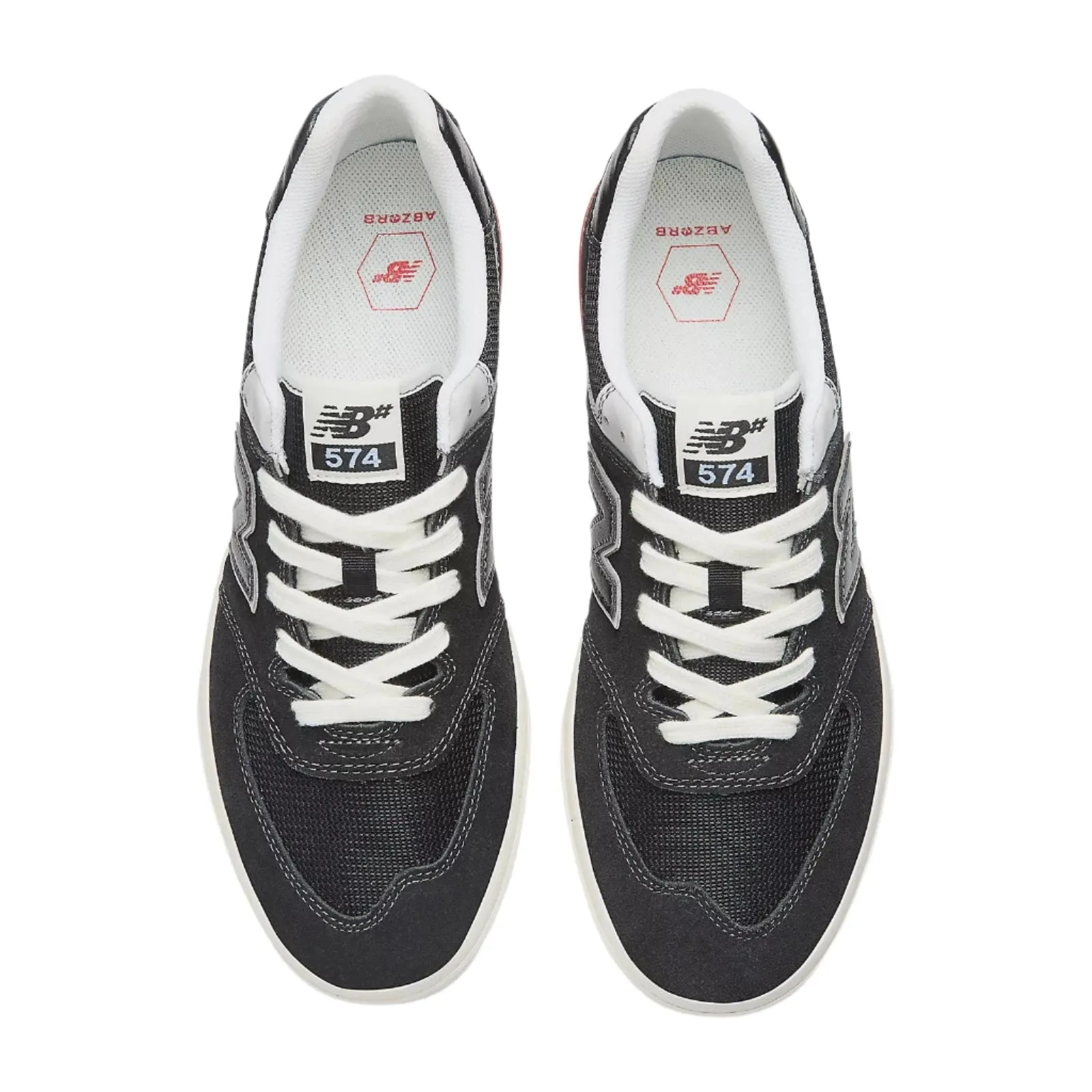 NB NUMERIC 574 Vulc Shoes Black/White