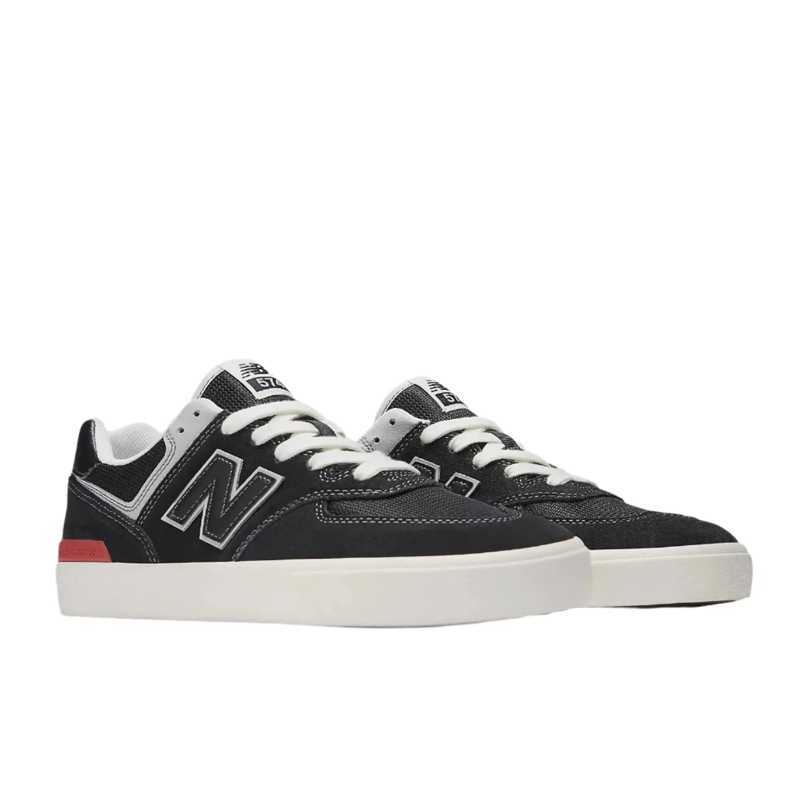 NB NUMERIC 574 Vulc Shoes Black/White
