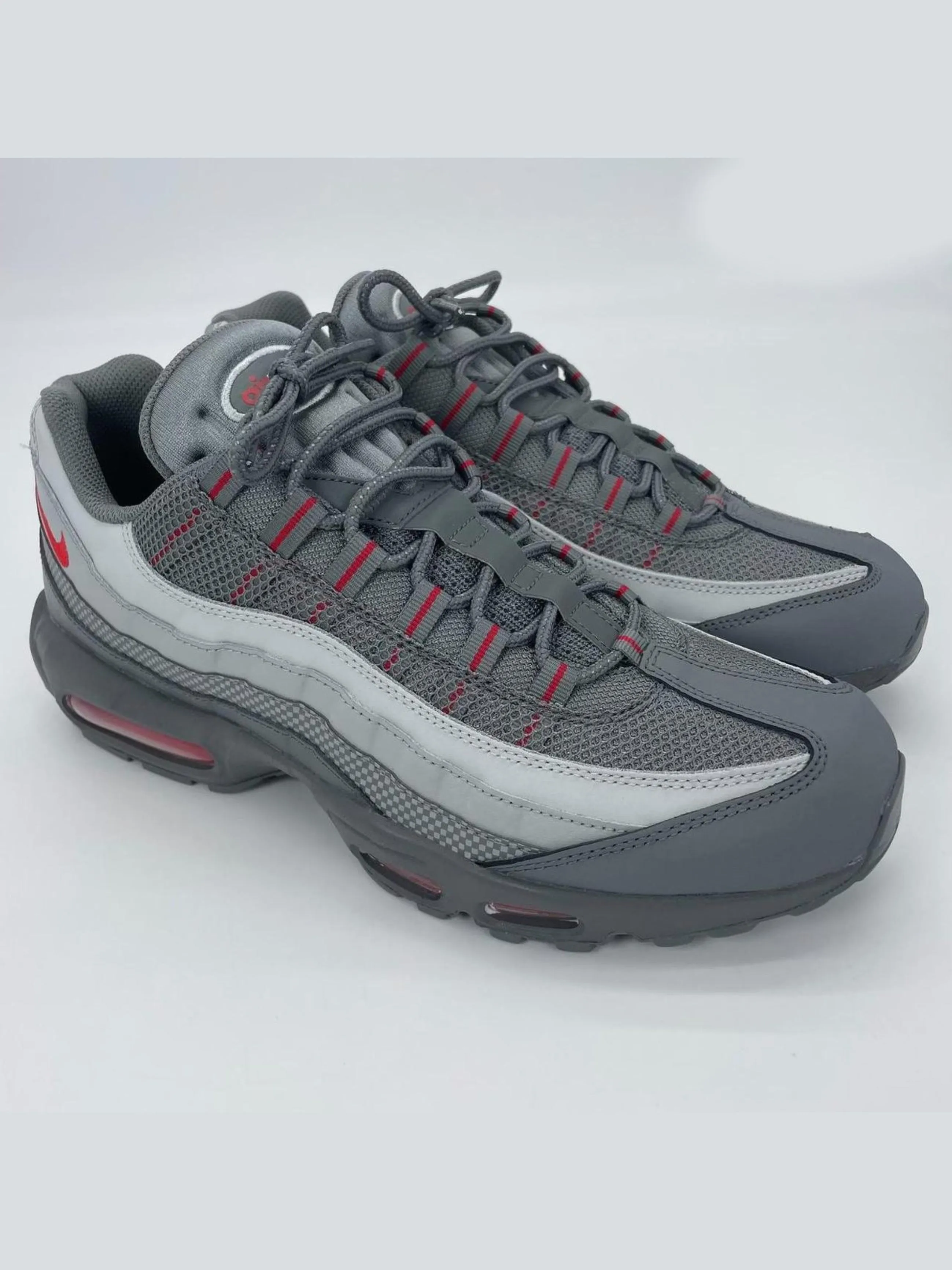 Nike Air Max 95 Essential Smoke Grey University Red