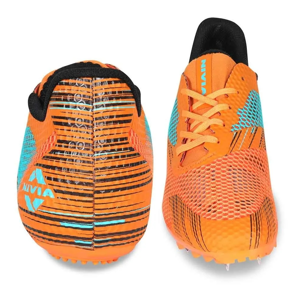 Nivia Track And Field-100 Shoe Orange