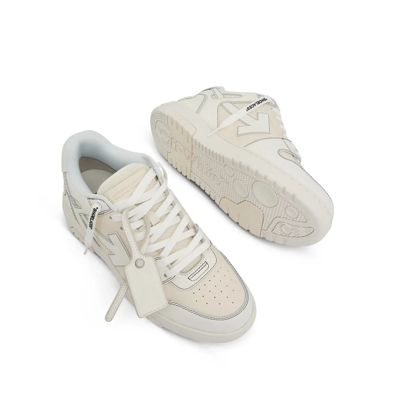 Off-White Cream Out Of Office Sneakers