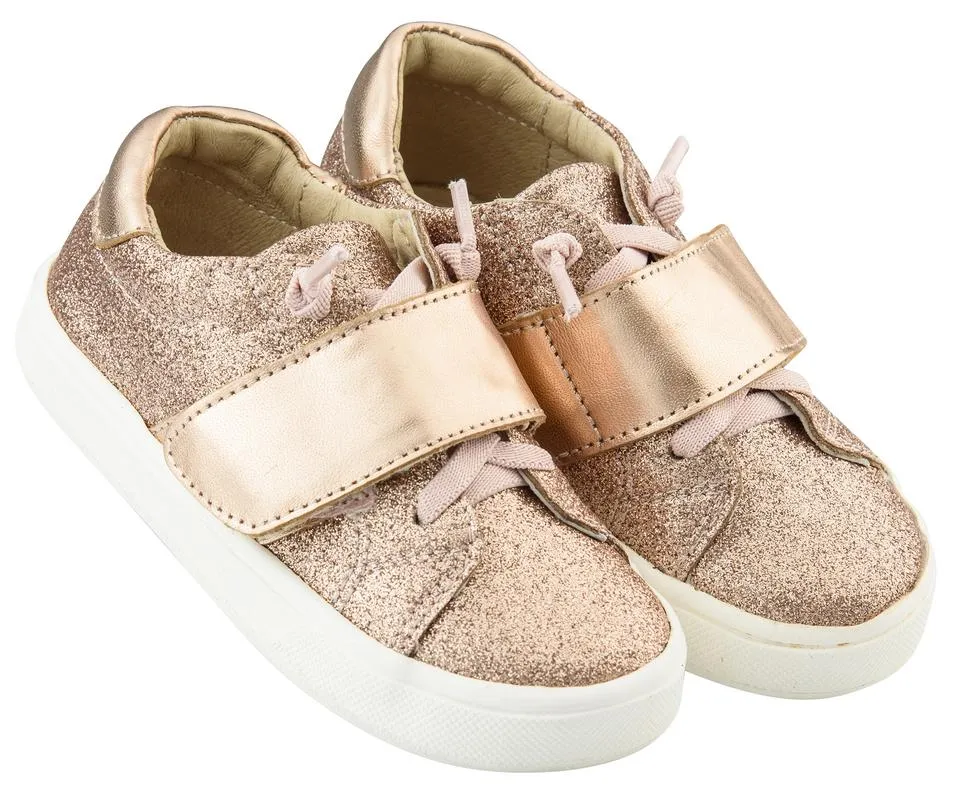 Old Soles Girl's The Oscar Sneaker Shoe, Glam Rose/Copper